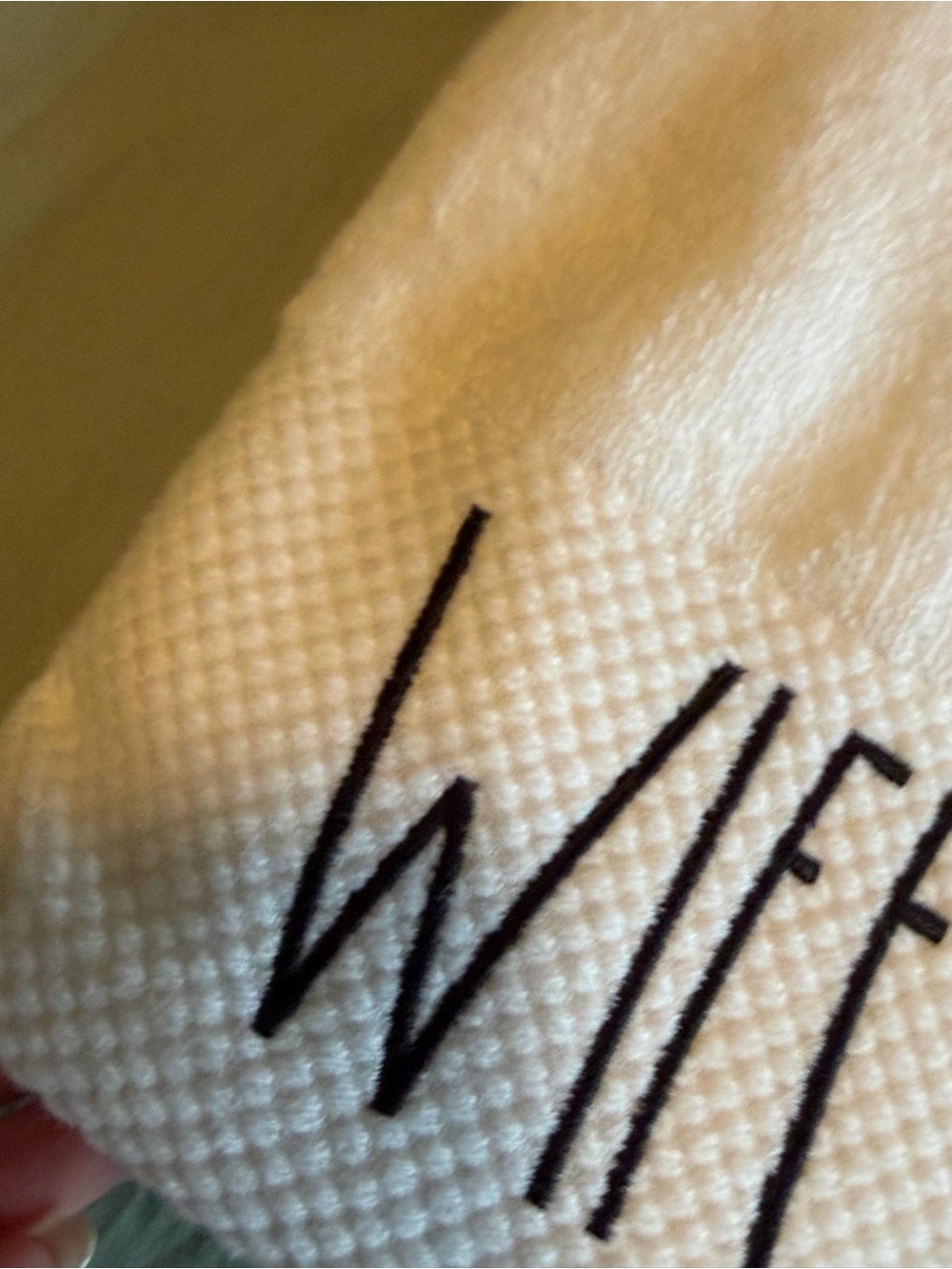 Rae Dunn Wifey & Hubby Hand Towels - Picture 6 of 8